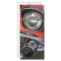 Classic Car Chrome Parts and Headlight Custom Rack Cards