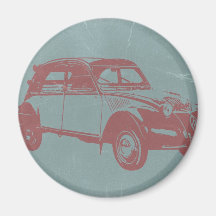 Classic Car Fridge Magnet