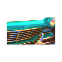 Classic car front end pop art  choose .75 canvas prints