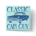 Classic Car Guy Buttons