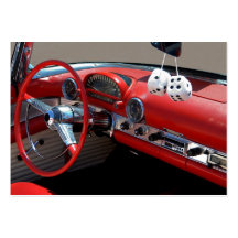 Classic Car Interior Business Cards