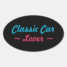 CLASSIC CAR LOVER stickers