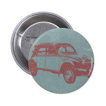 Classic Car Pinback Button