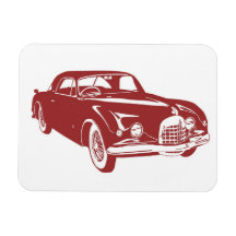 Classic Car Rectangle Magnet