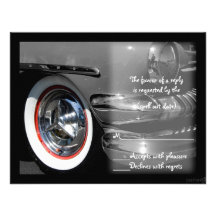 classic car rsvp personalized announcement