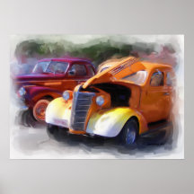 Classic Car Show Print