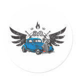 Classic Car Wings stickers