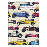 Classic Cars Father's Day Card