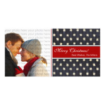 Classic Christmas Photo Card
