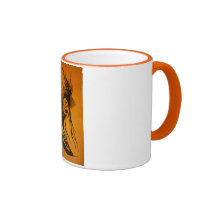 Classic Coffee Mug with hand drawn claigraphy