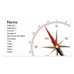 Classic compass business card template