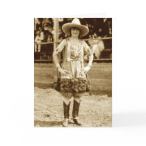 Classic Cowgirl Card