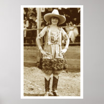 Classic Cowgirl Poster