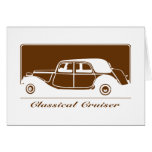 Classic Cruising rostrot Greeting Card