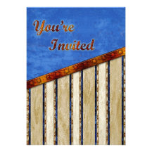 Classic Deco Stripes Invite