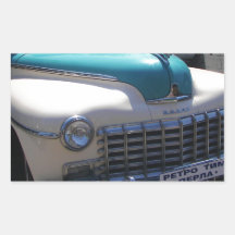 Classic Dodge. Rectangular Sticker