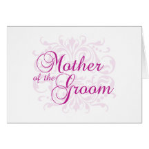 Classic Elegance Mother of the Groom Shirt Cards