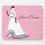 Classic Elegant Girl Mouse Pad