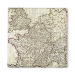 Classic European Map Fridge Magnet