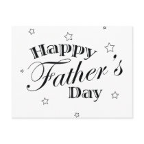 Classic Father's Day Postcard