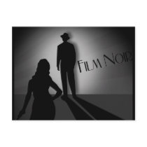 classic film style postcard