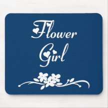 Classic Flower Girl Mouse Pad