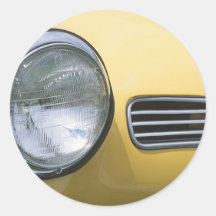 Classic German Sports Car Grill Photograph Stickers