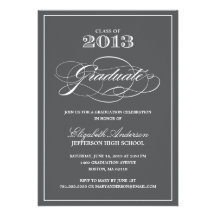 Classic Graduation Invitation