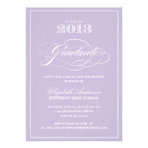 Classic Graduation Invitation