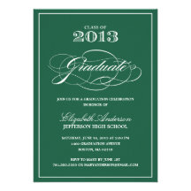 Classic Graduation Invitation