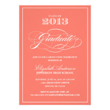 Classic Graduation Invitation