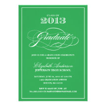 Classic Graduation Invitation