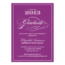 Classic Graduation Invitation