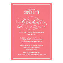 Classic Graduation Invitation
