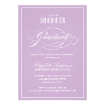 Classic Graduation Invitation