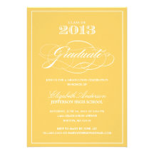 Classic Graduation Invitation