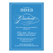 Classic Graduation Invitation