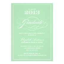 Classic Graduation Invitation
