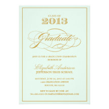 Classic Graduation Invitation