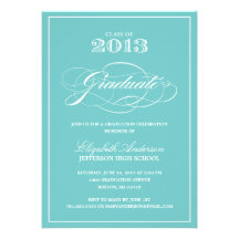 Classic Graduation Invitation