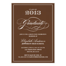 Classic Graduation Invitation