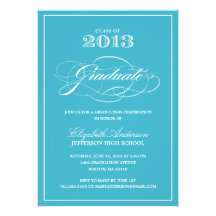 Classic Graduation Invitation