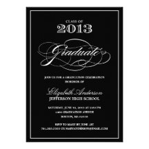 Classic Graduation Invitation