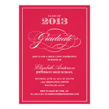 Classic Graduation Invitation