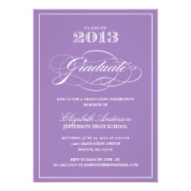Classic Graduation Invitation