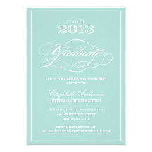Classic Graduation Invitation