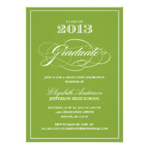 Classic Graduation Invitation