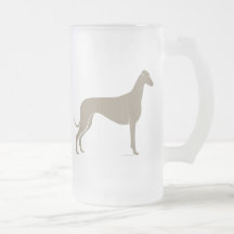 Classic Greyhound Silhouette Coffee Mugs