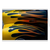 Classic hot rod flames cards