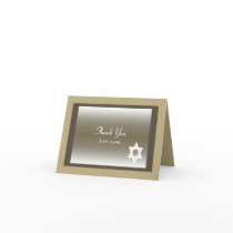 Classic Jewish Sympathy Thank You Note Card